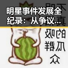 明星事件发展全纪录:从争议到最新结果
