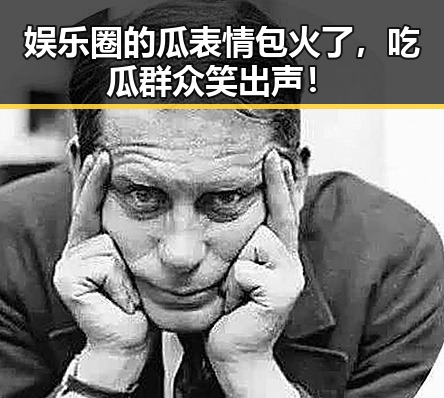 娱乐圈的瓜表情包火了，吃瓜群众笑出声！