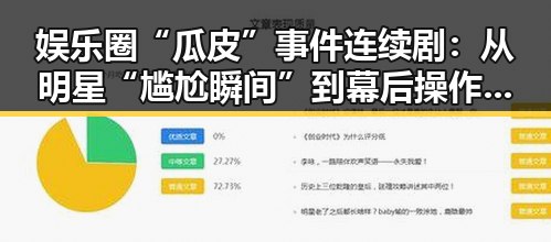 娱乐圈“瓜皮”事件连续剧：从明星“尴尬瞬间”到幕后操作全揭秘 🎬